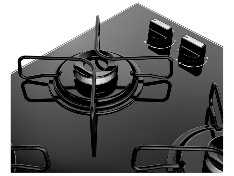 Cooktop 4 Bocas a Gás Consul GLP Preto Superautomático CD060BE - 8