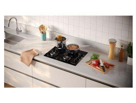 Cooktop 4 Bocas a Gás Continental Preto KC4GR - 5
