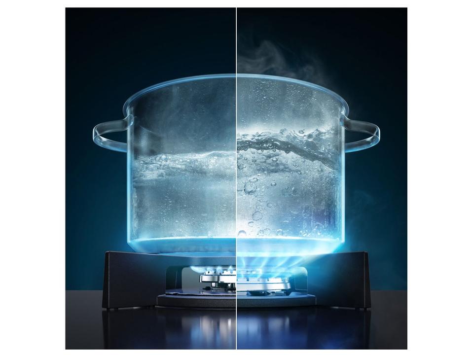 Cooktop 4 Bocas a Gás GLP Electrolux Inox KE4XC - 2