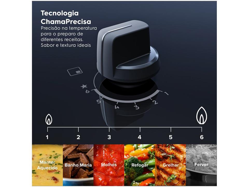 Cooktop 4 Bocas a Gás GLP Electrolux Mesa Inox Multi Chama KE4XC - 7