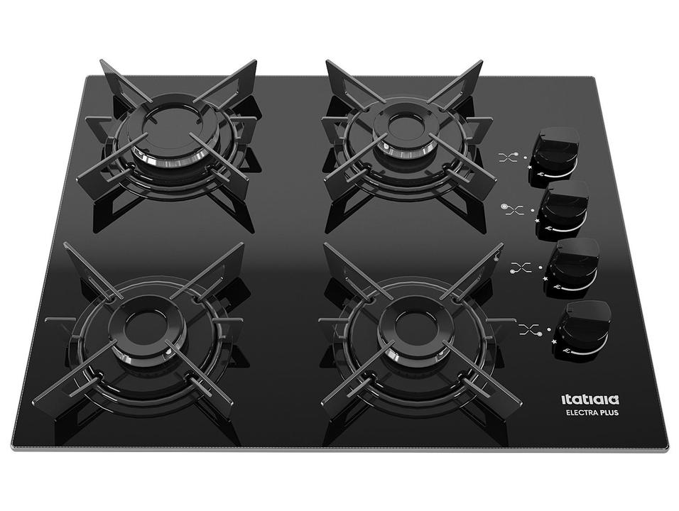 Cooktop 4 Bocas a Gás GLP Itatiaia Preto Electra Plus - 5
