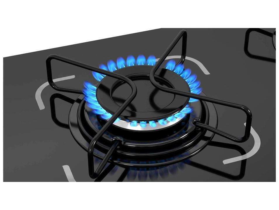 Cooktop 4 Bocas a Gás GLP Itatiaia Preto Essencial - 4