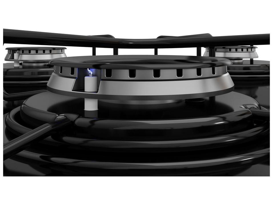 Cooktop 4 Bocas a Gás GLP Itatiaia Preto Essencial - 5