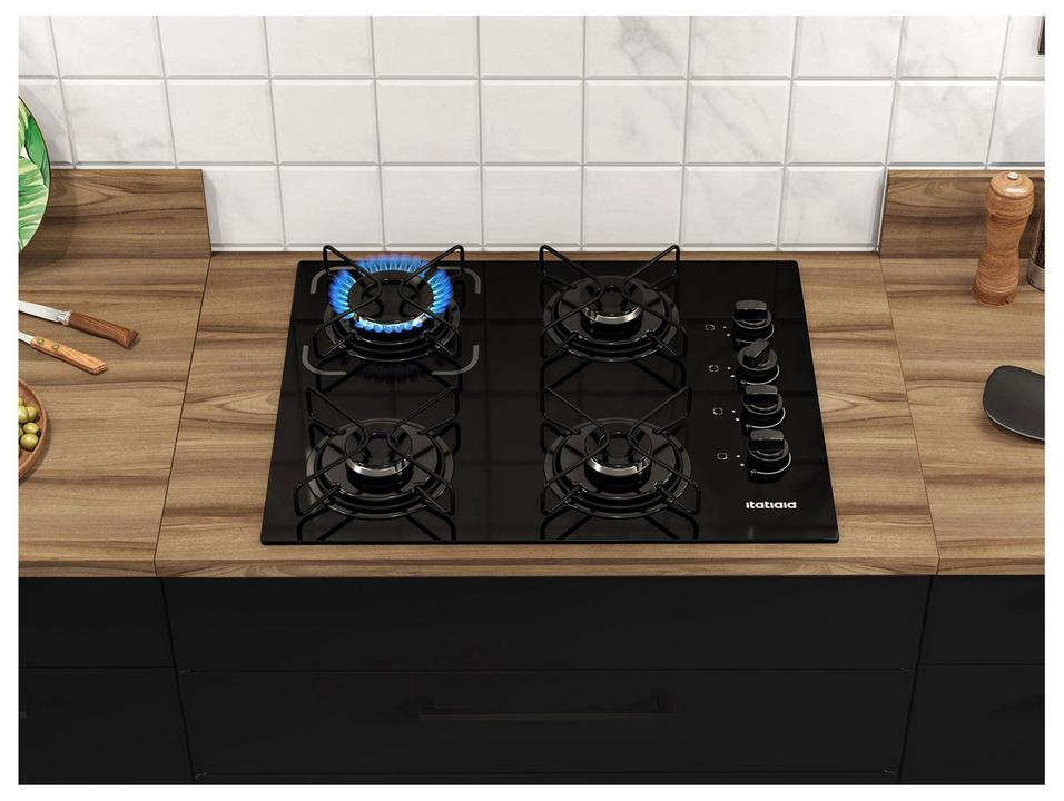 Cooktop 4 Bocas a Gás GLP Itatiaia Preto Essencial - 3