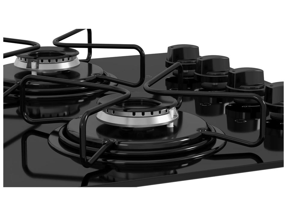 Cooktop 4 Bocas a Gás GLP Itatiaia Preto Essencial - 6