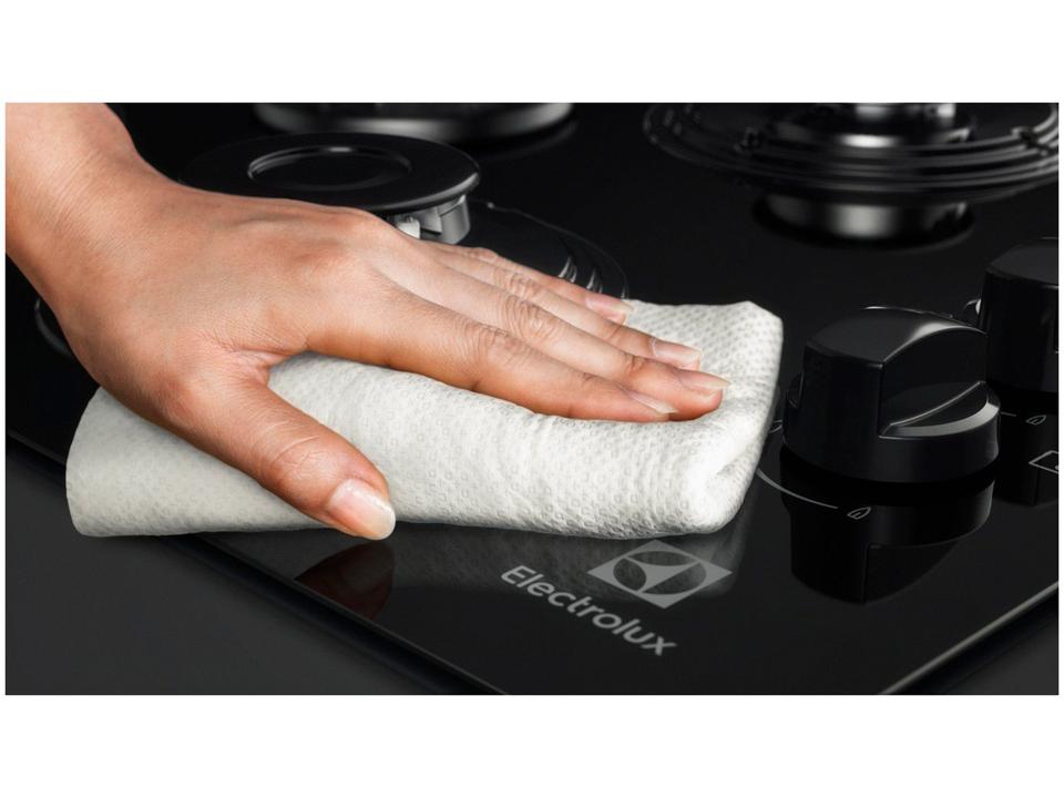 Cooktop 4 Bocas Electrolux a Gás GLP Preto - 3