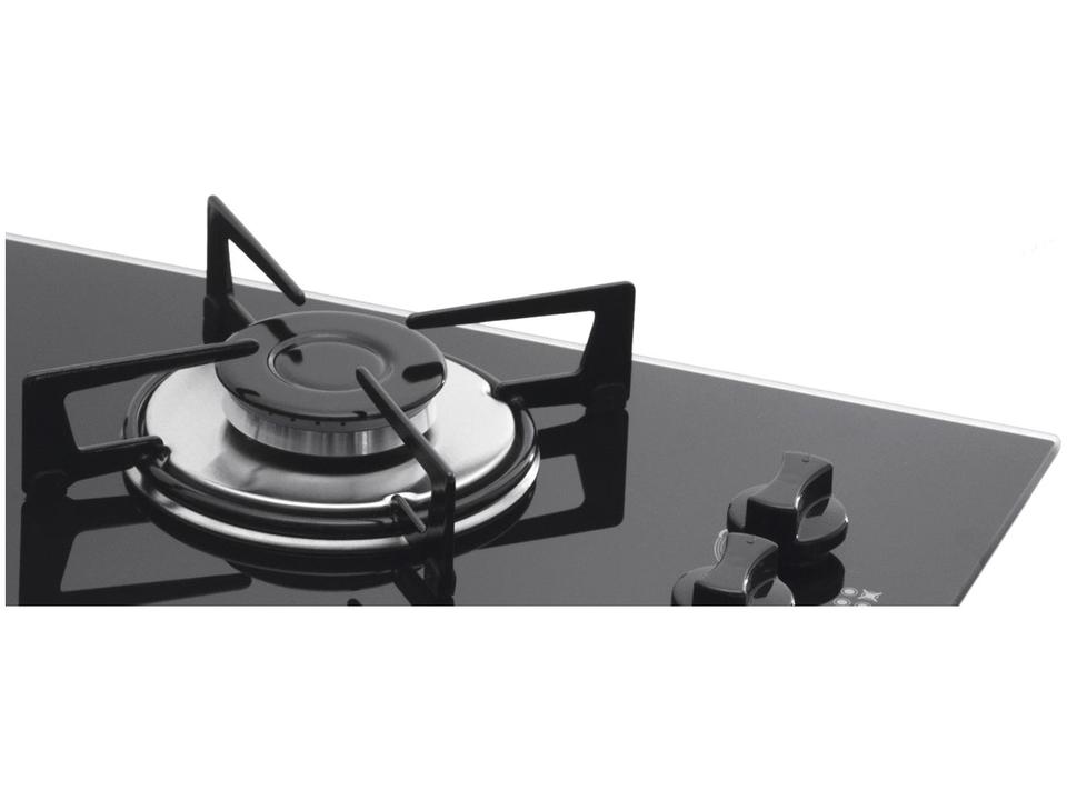 Cooktop 4 Bocas Fischer Preto a Gás GLP - 3