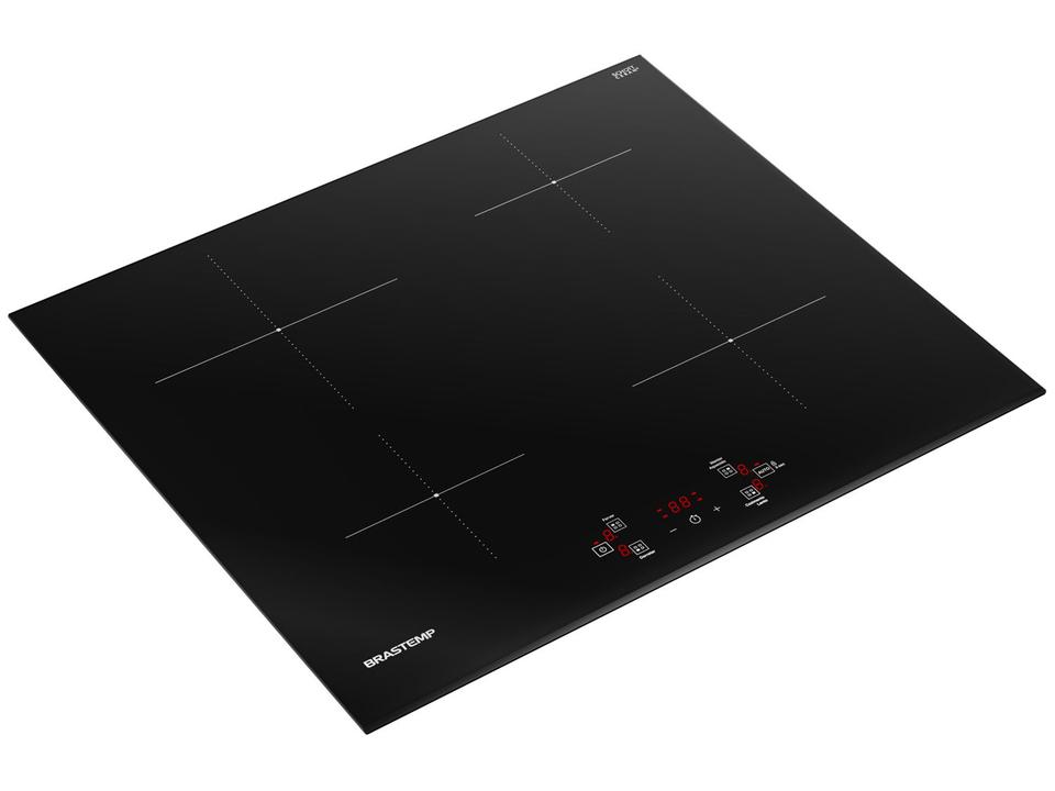 Cooktop 4 Bocas Indução Brastemp Vitrocerâmico - 4