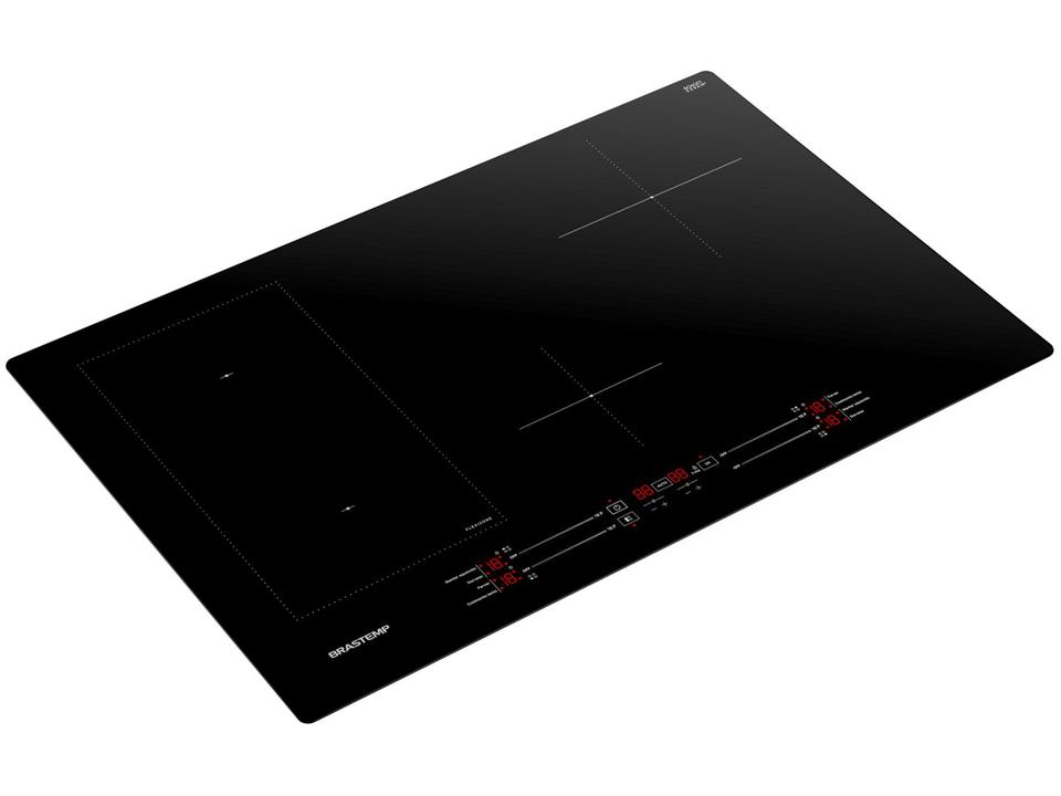 Cooktop 4 Bocas Indução Brastemp Vitrocerâmico Touch com Timer Preto Acendimento Automático BDJ77BE - 4