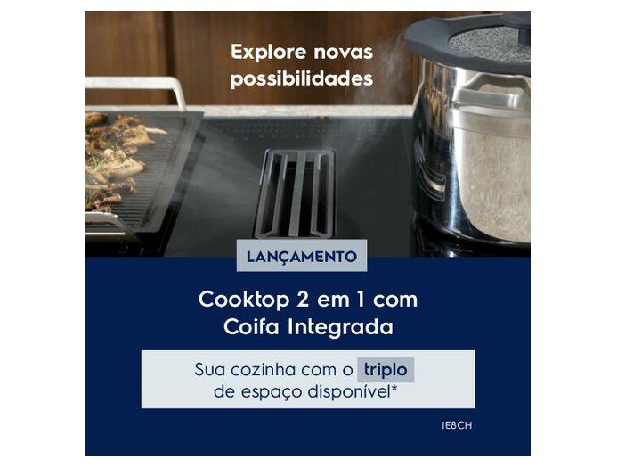Cooktop 4 Bocas Indução Electrolux Mesa de Vidro Preto Acendimento Automático Touch IE8CH - 6