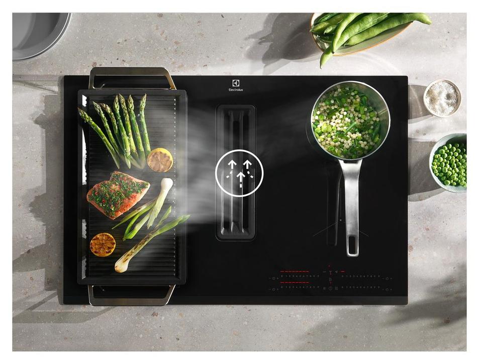 Cooktop 4 Bocas Indução Electrolux Mesa de Vidro Preto Acendimento Automático Touch IE8CH - 10