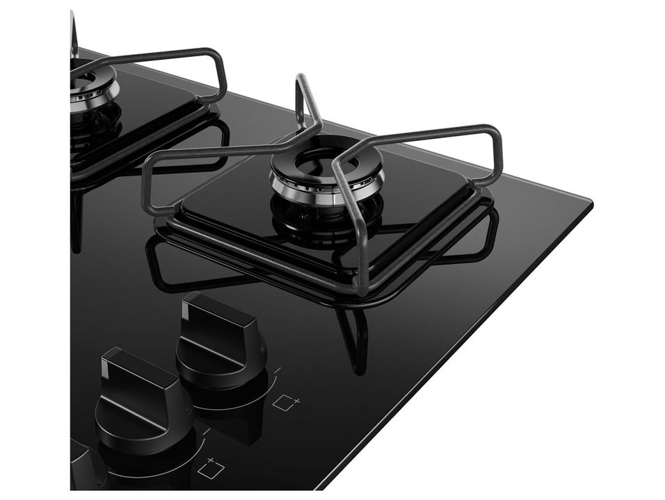 Cooktop 5 Bocas a Gás Brastemp GLP Preto Superautomático BDD75BE - 7