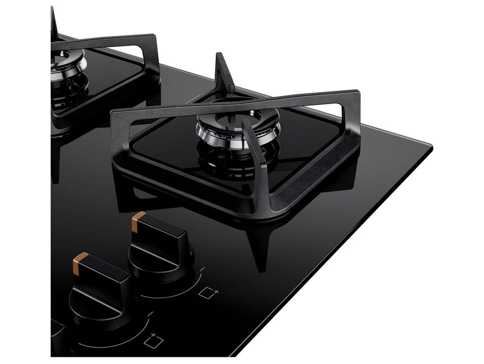 Cooktop 5 Bocas a Gás Brastemp GLP Preto Superautomático BDS75AE - 8