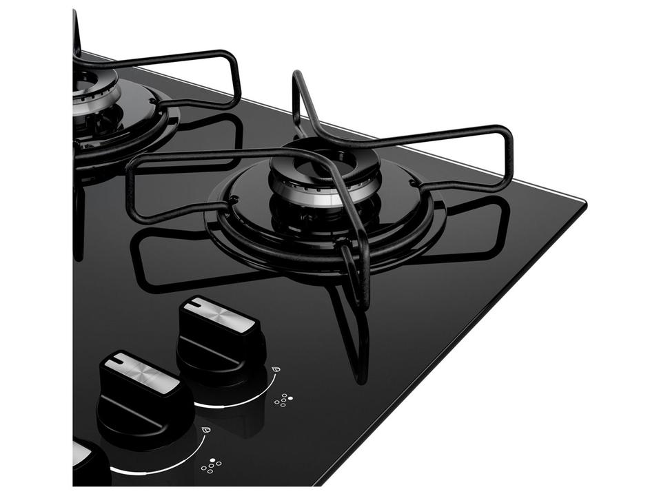 Cooktop 5 Bocas a Gás Consul Mesa de Vidro GLP Preto Superautomático CD075BE - 8