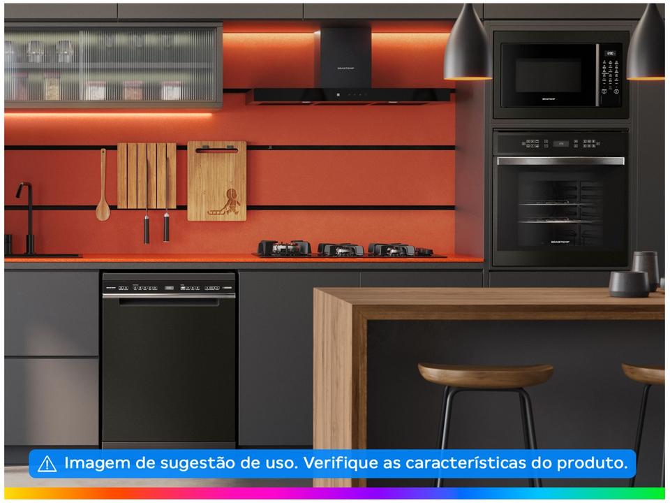 Cooktop 5 Bocas a Gás GLP Brastemp Quadrichama Black Inox Eclipse Collection BDD86AP - 3