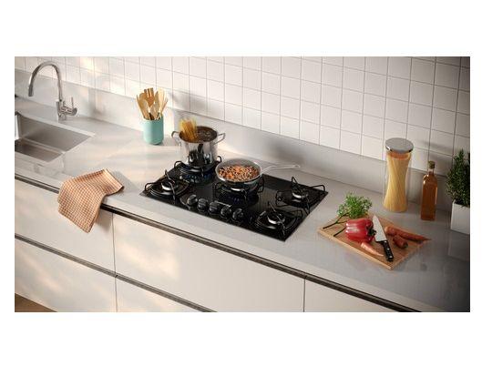 Cooktop 5 Bocas a Gás GLP Continental Preto KC5GR - 5