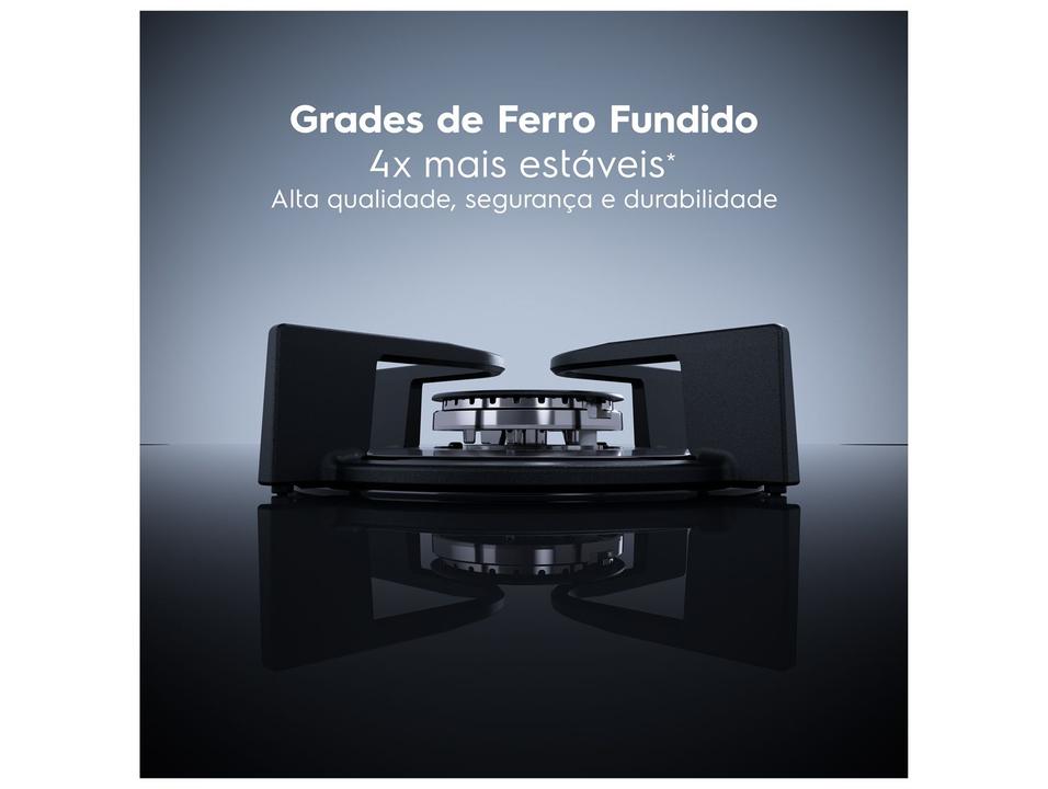 Cooktop 5 Bocas a Gás GLP Electrolux Preto Acendimento Automático Experience KE5GC - 2