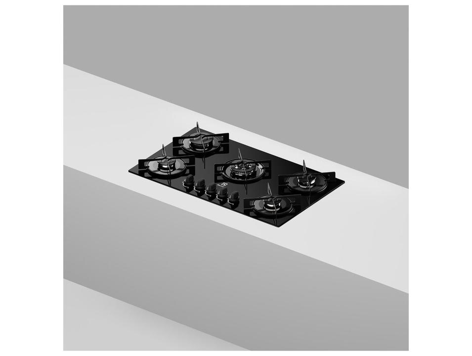 Cooktop 5 Bocas GLP Electrolux Preto Acendimento Automático Efficient KE5GT - 5