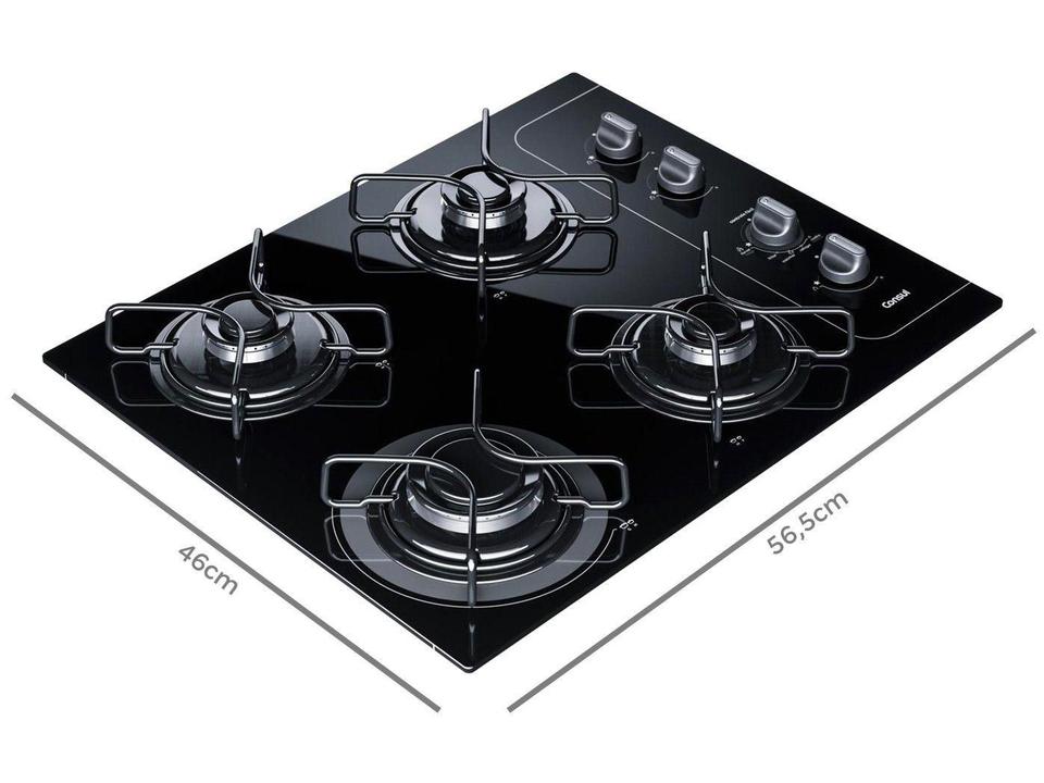 Cooktop Consul 4 Bocas com Grades Individuais Acendimento Automático Facilite CD060AE - 6