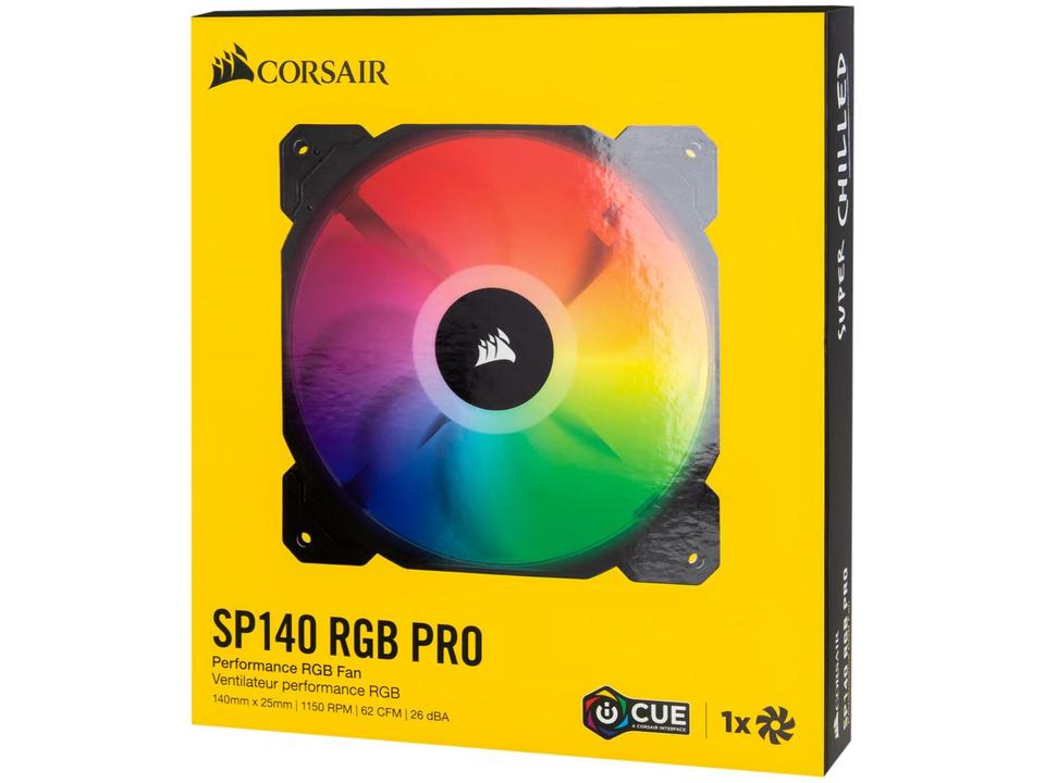 Cooler FAN RGB Corsair iCUE SP140 RGB PRO - 6