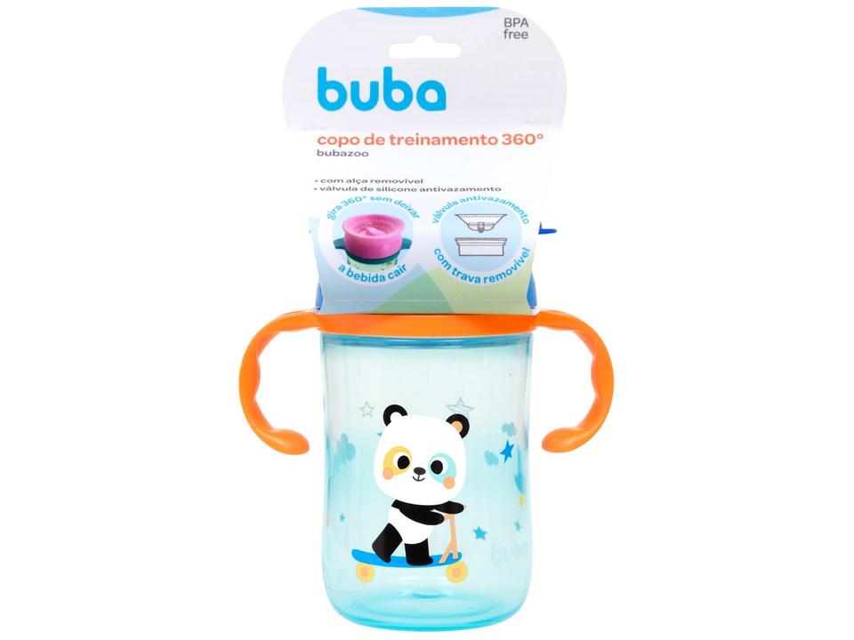Copo de Treinamento com Alças 300ml Buba Panda - 6