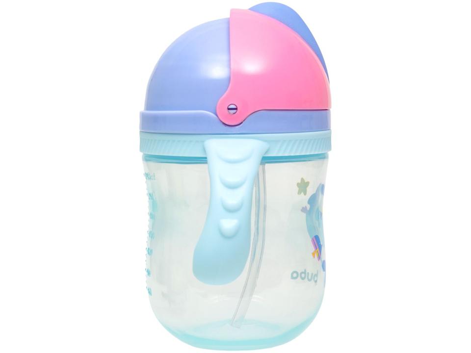 Copo Infantil com Alça e Canudo 240ml Buba Baleia - 3