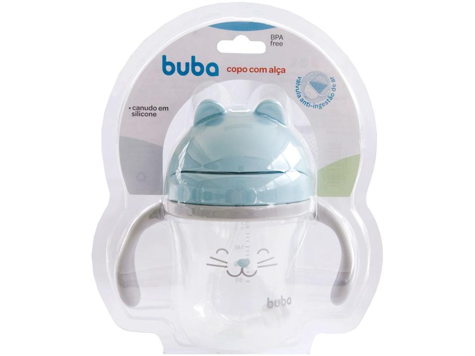 Copo Infantil com Canudo 220ml Buba Gatinho - 2