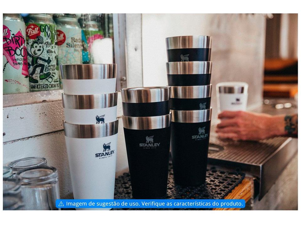 Copo Térmico para Cerveja Stanley 8029 Preto Matte 473ml - 2