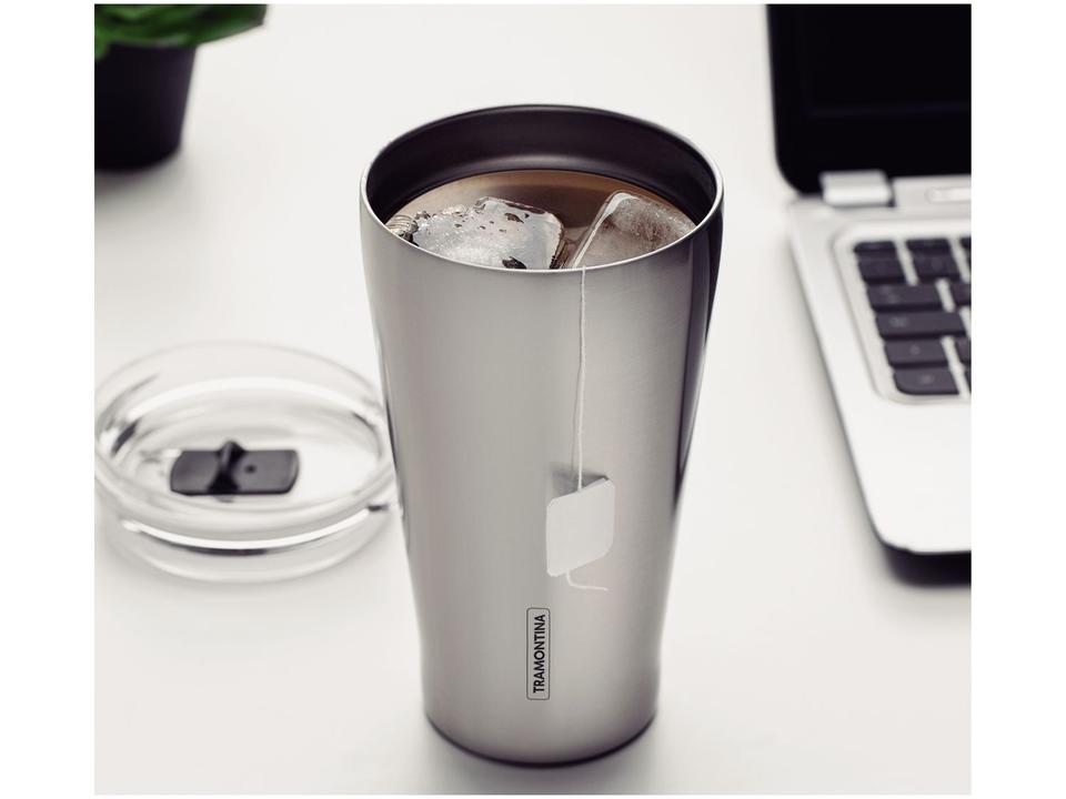 Copo Térmico Parede Dupla com Tampa Tramontina Exata 61646535 550ml - 3