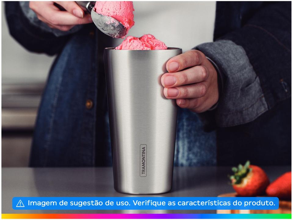 Copo Térmico Parede Dupla Tramontina Exata 61646430 420ml - 2