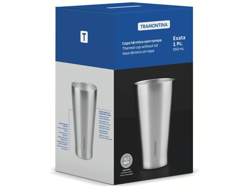 Copo Térmico Parede Dupla Tramontina Exata 61646530 550ml - 5