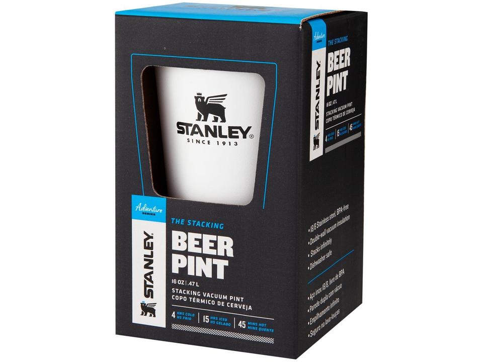 Copo Térmico Stanley para Cerveja Branco Polar 473ml - 5
