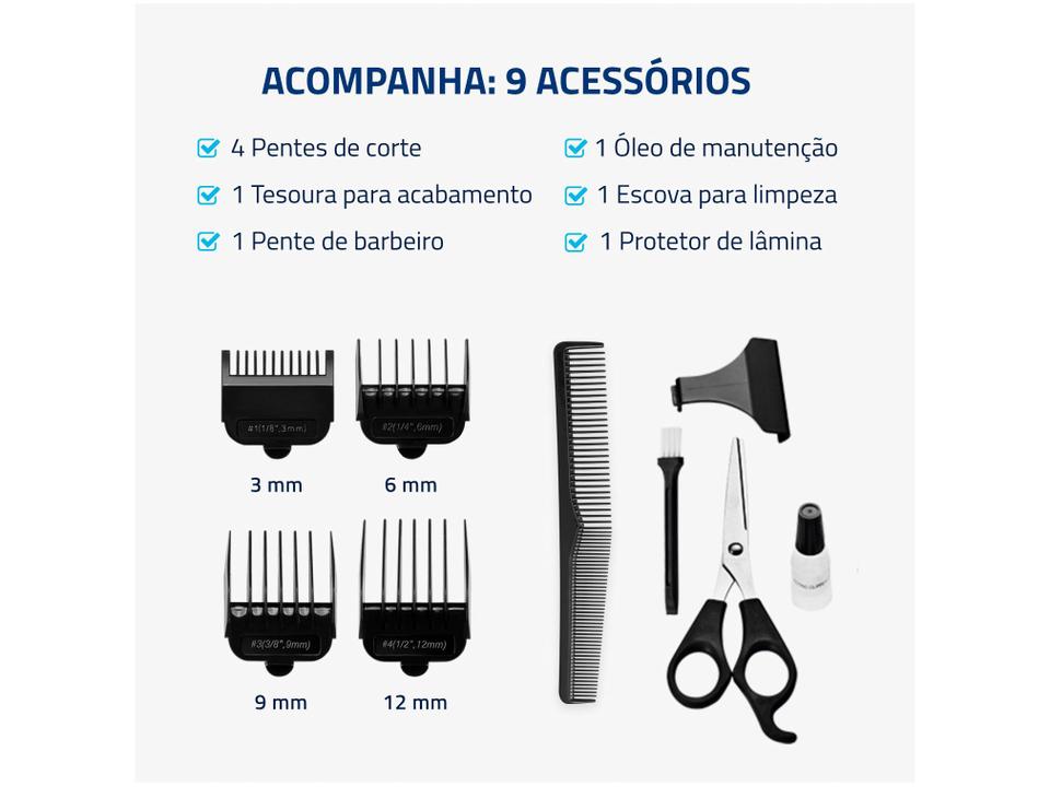 Cortador de Cabelo Mondial Classic Pro - 3