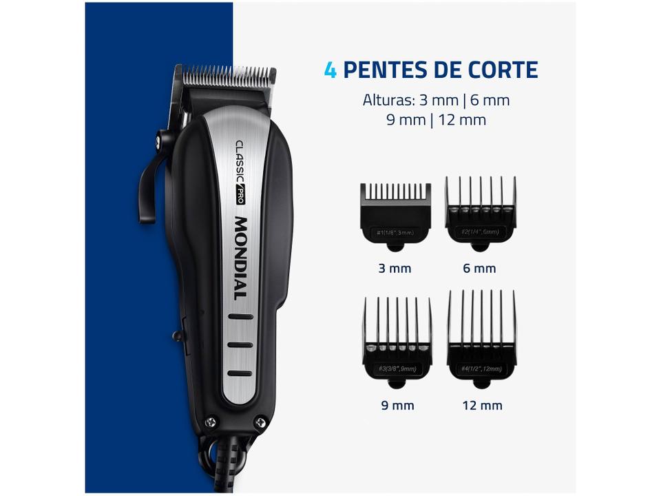 Cortador de Cabelo Mondial Classic Pro - 1