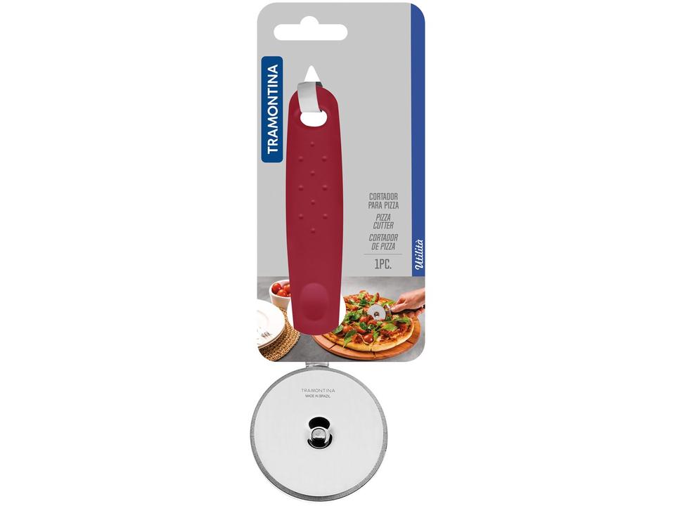 Cortador de Pizza Tramontina Inox Utilità - 1