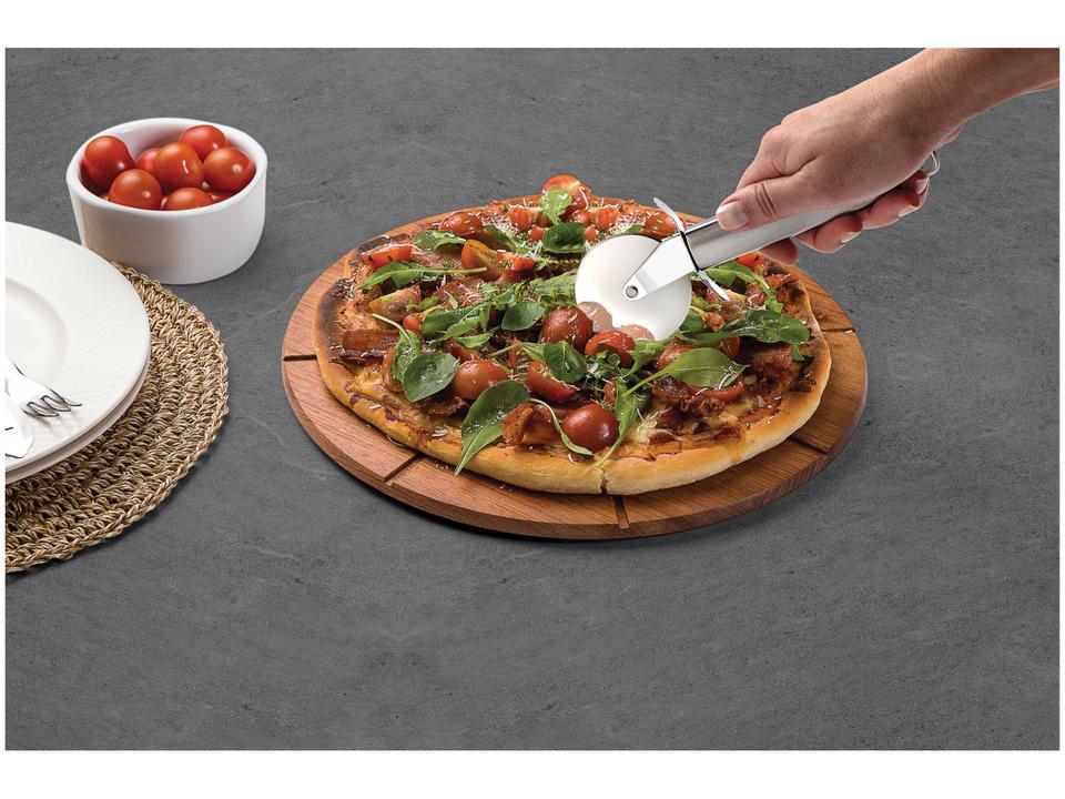 Cortador Pizza Tramontina Inox Marffim - 1