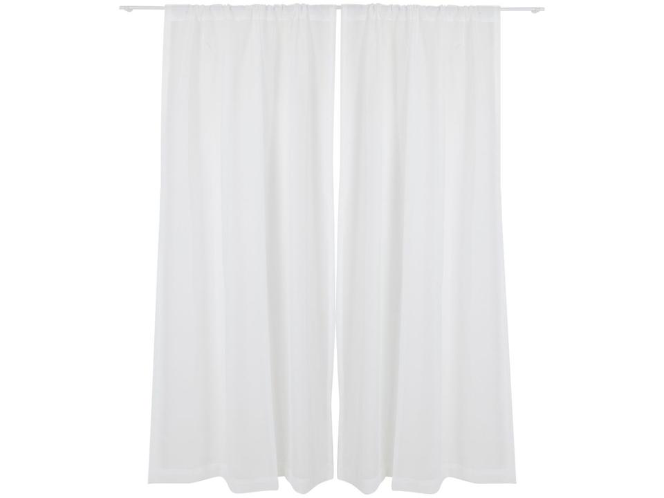 Cortina Lartex Voil Cinza Claro Antun 230x270cm - 1