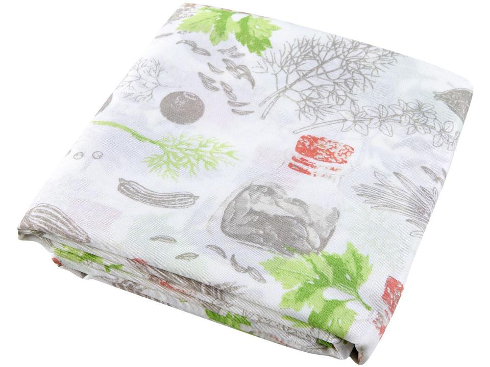 Cortina para Cozinha Sultan Branco e Bege - 4