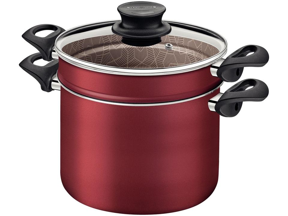 Cozi Vapore Tramontina de Alumínio 22cm Vermelha - 3