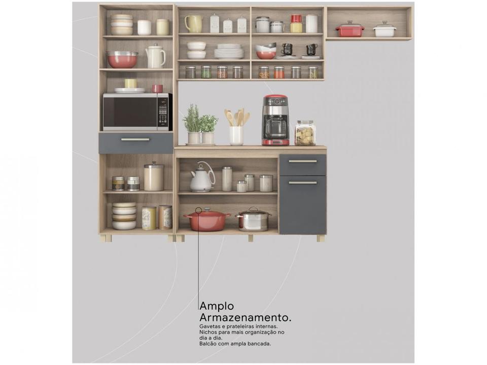 Cozinha Compacta Demóbile Dama com Balcão - 4