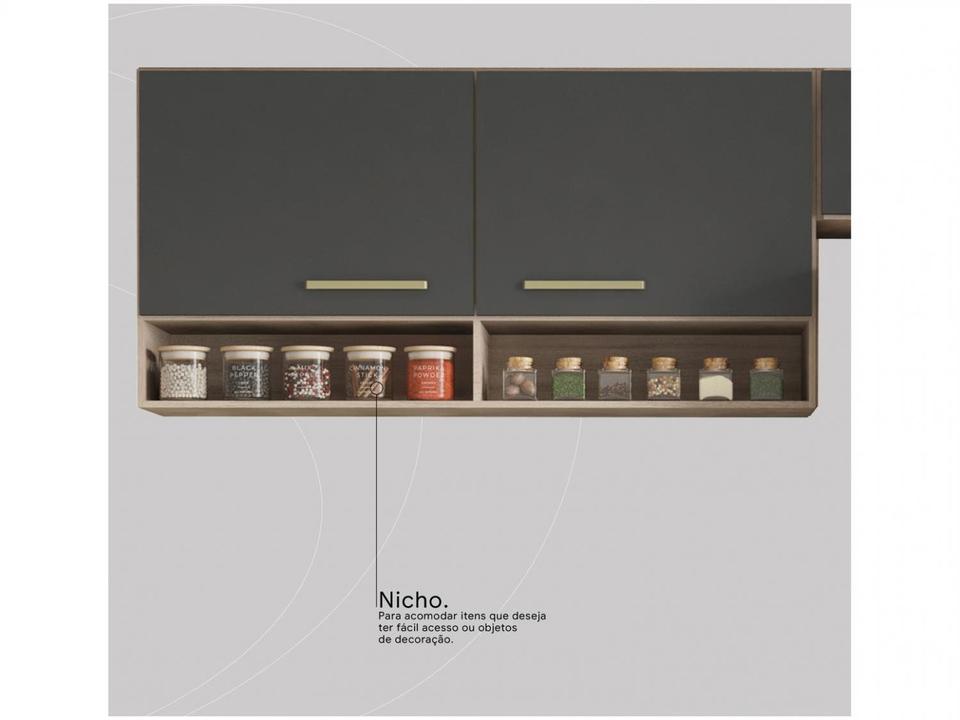 Cozinha Compacta Demóbile Dama com Balcão - 6