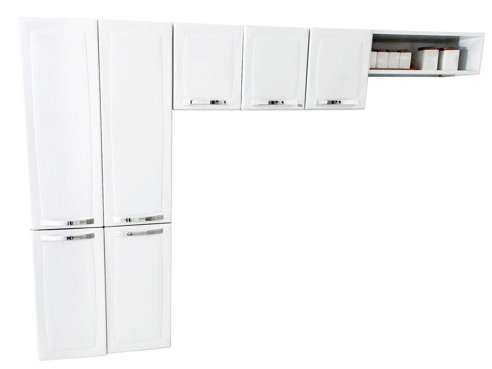 Cozinha Compacta Itatiaia Rose - 7 Portas Aço - Branco - 5