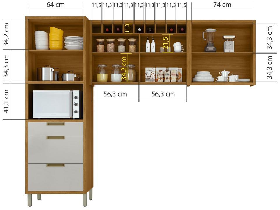 Cozinha Compacta Nesher Marquesa - 11