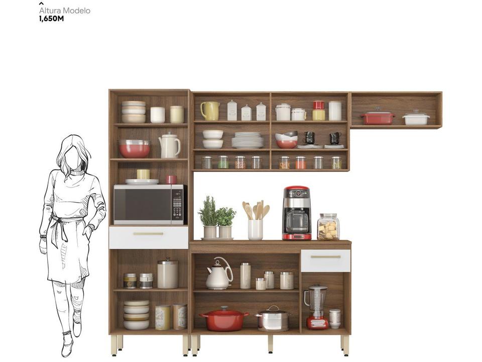 Cozinha Completa Demóbile Dama com Balcão - 14