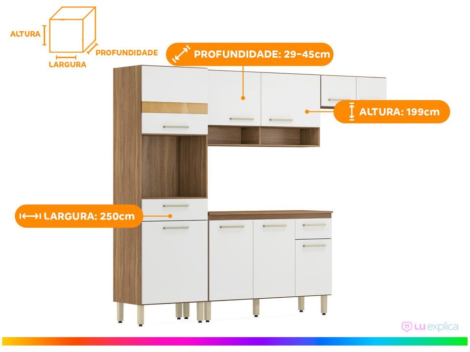 Cozinha Completa Demóbile Dama com Balcão - 2