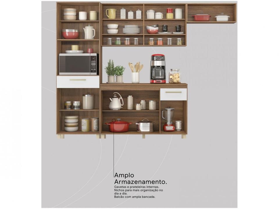 Cozinha Completa Demóbile Dama com Balcão - 4