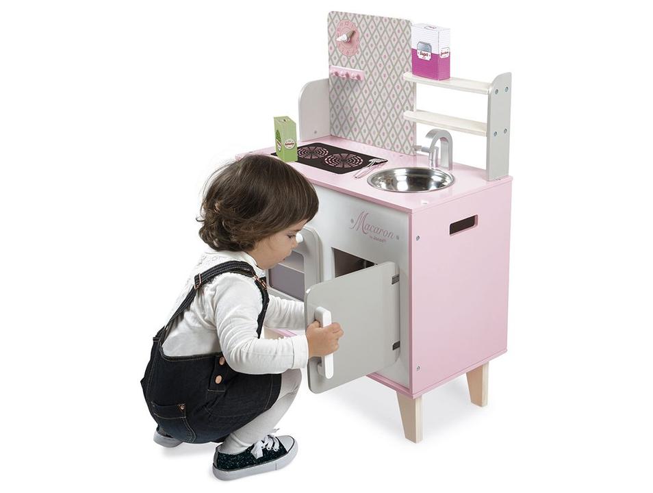 Cozinha Infantil de Madeira Macaroon Janod - 1