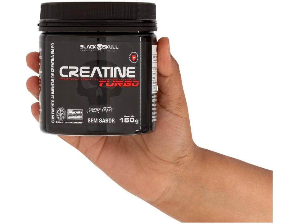 Creatina Mono-hidratada Black Skull em Pó 150g sem Sabor - 4