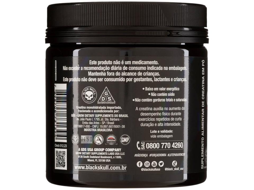 Creatina Mono-hidratada Black Skull em Pó 150g sem Sabor - 3