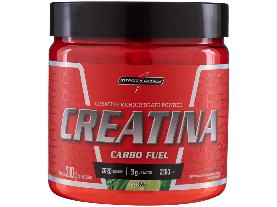 Creatina Mono-hidratada Integralmedica Carbo Fuel em Pó 300g Limão - 3